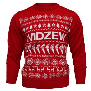 SWETER ŚWIĄTECZNY WIDZEW